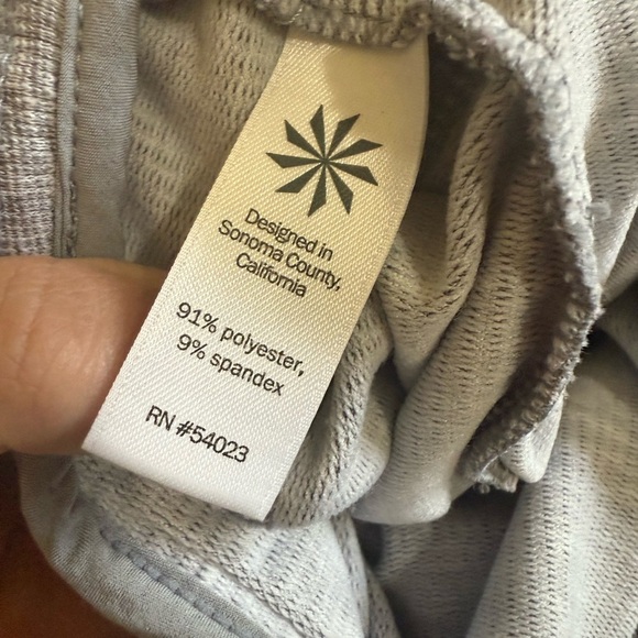 Athleta Techie Terry Mini Skirt Gray Women’s Size S - Picture 4 of 8